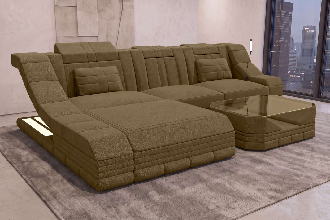 Ecksofa Turino L Form Stoffsofa