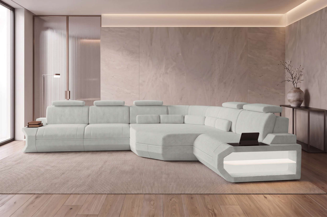 Ecksofa Asti L Form Stoffsofa