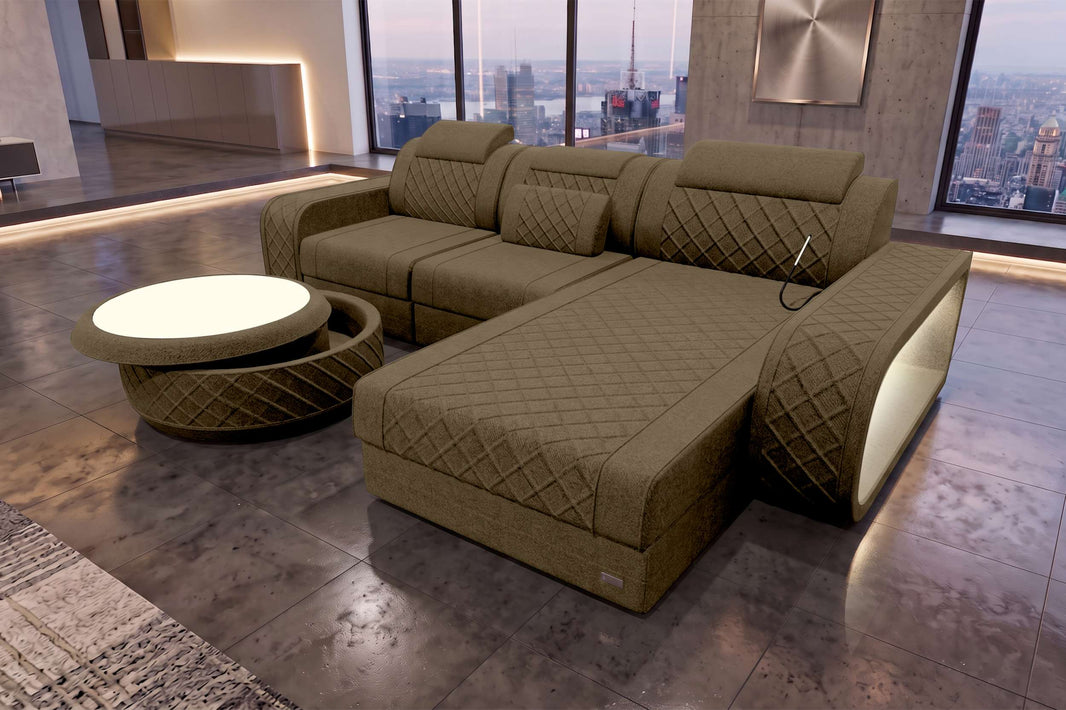 Ecksofa Berlin L Form Stoffsofa