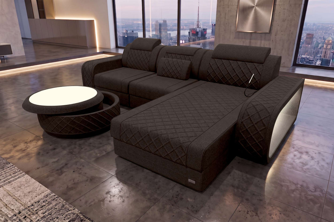 Ecksofa Berlin L Form Stoffsofa