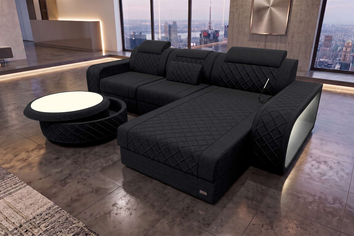 Ecksofa Berlin L Form Stoffsofa