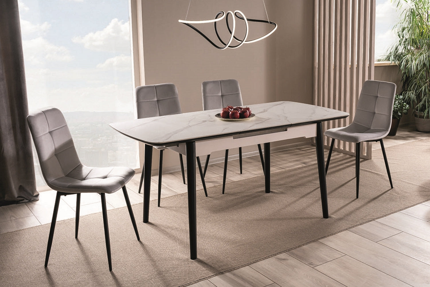 Eleganter Esstisch Apollo Eiche