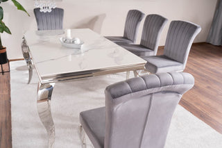 Prince Calacatta 180 – Eleganter Esstisch - Ansicht 5