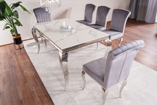 Prince Calacatta 180 – Eleganter Esstisch - Ansicht 6
