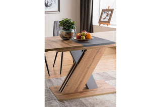 Exel Artisan Massivholz-Optik Esstisch - Ansicht 5