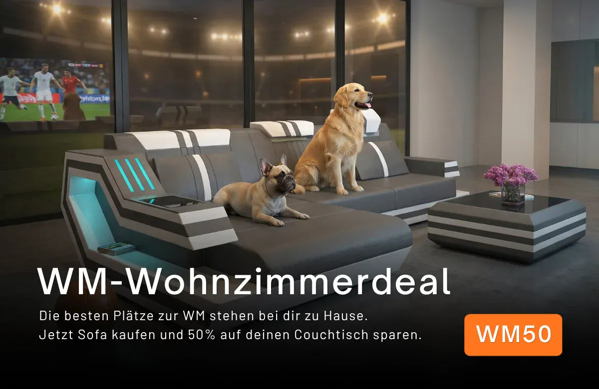 50% Rabatt auf deinen Couchtisch
