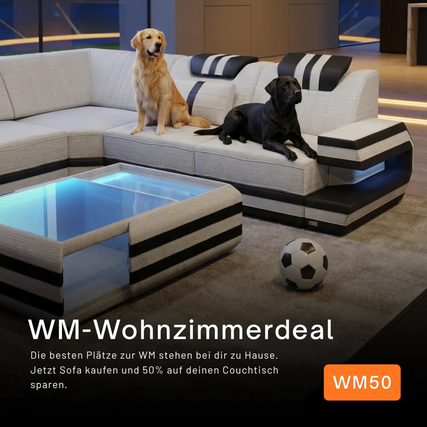50% Rabatt auf ein Couchtisch
