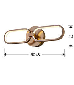 Wandlampe Colette – Rose Gold Eleganz für Wohnzimmer - Bild 4