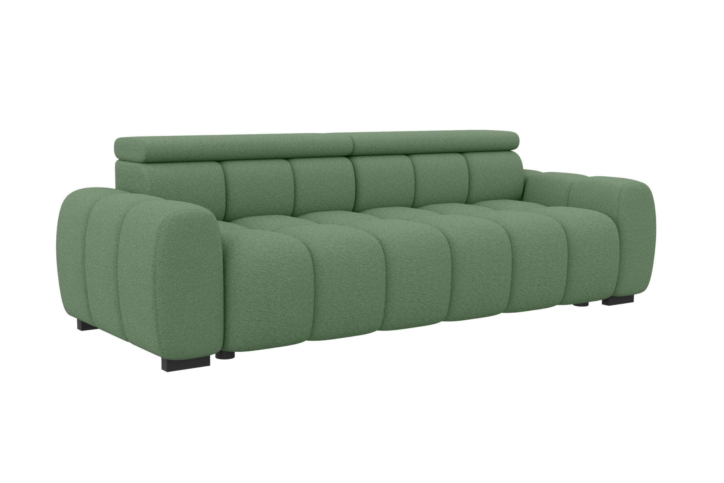 Bigsofa Santorin im Boucle Stoffbezug Minze