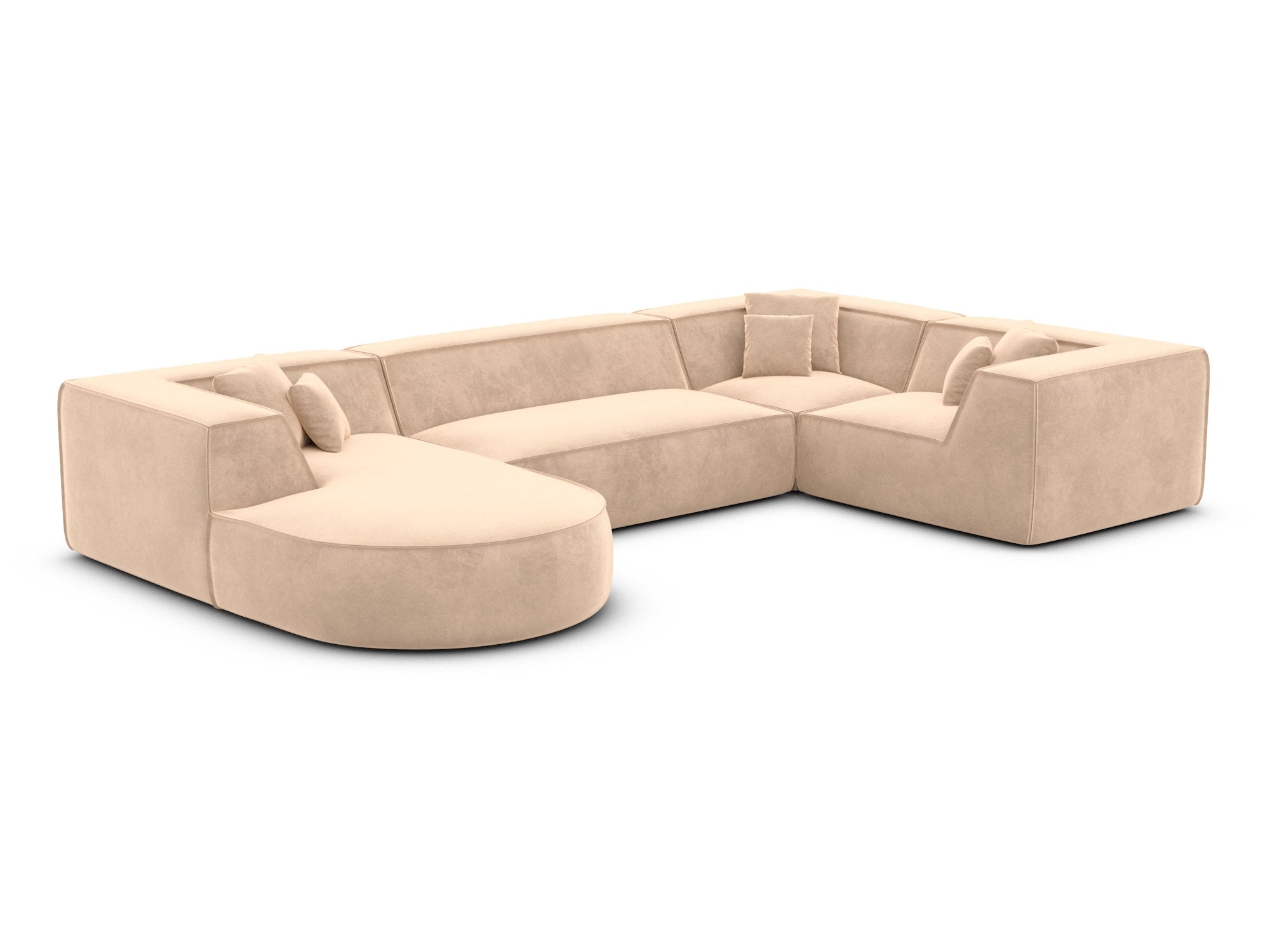 Polster Wohnlandschaft Monterola XL U-Form Beige