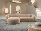 Polster Ecksofa Sorelia L Form kurz