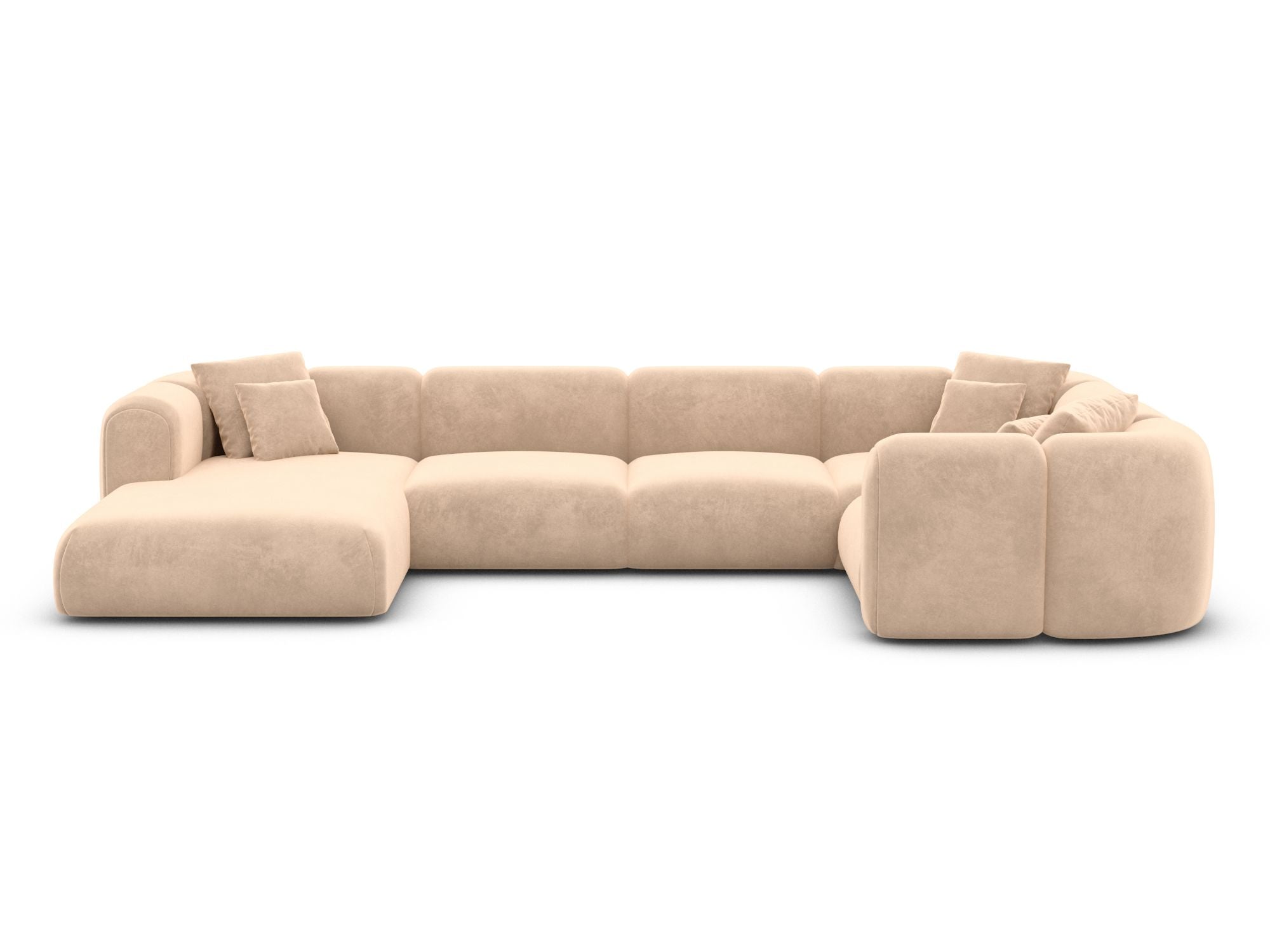 Polster Wohnlandschaft Venturia XL U-Form Beige