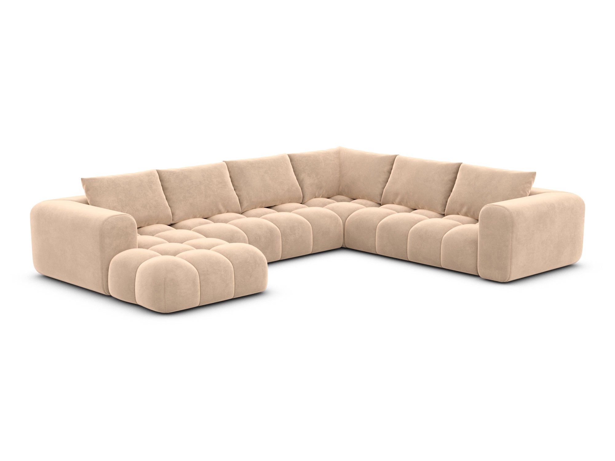 Polster Wohnlandschaft Casaluna XXL U-Form Beige