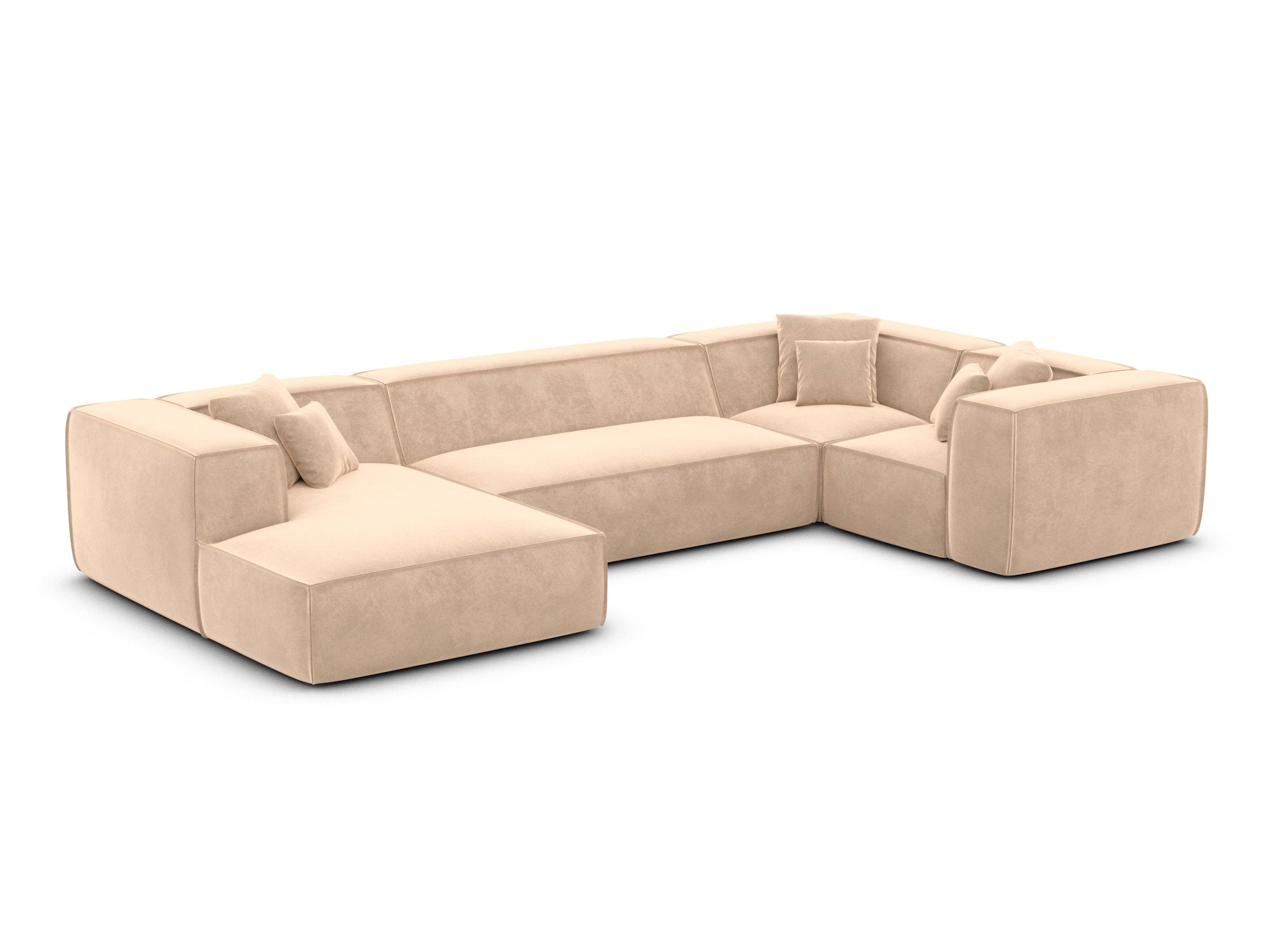 Polster Wohnlandschaft Liranda XL U-Form Beige
