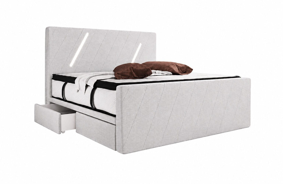 Boxspringbett Toulon Stoffbezug