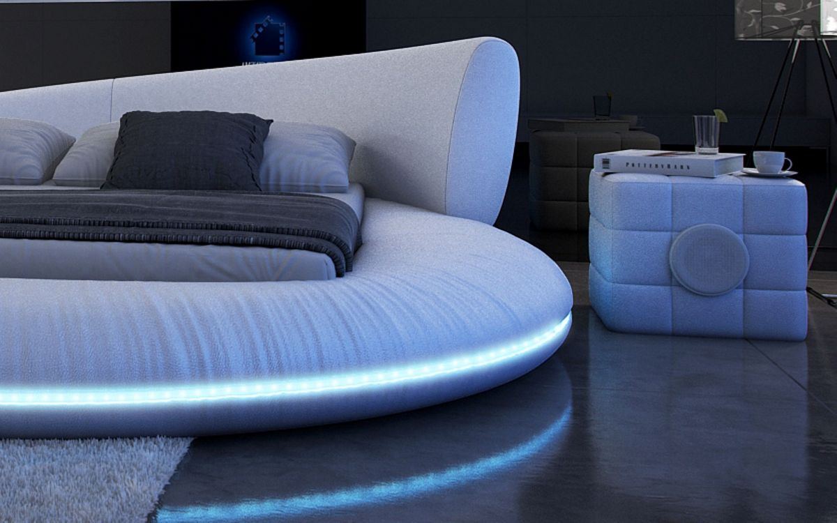 Design Rundbett Mezzo – Modernes Schlafzimmer für Schlafzimmer - Bild 4