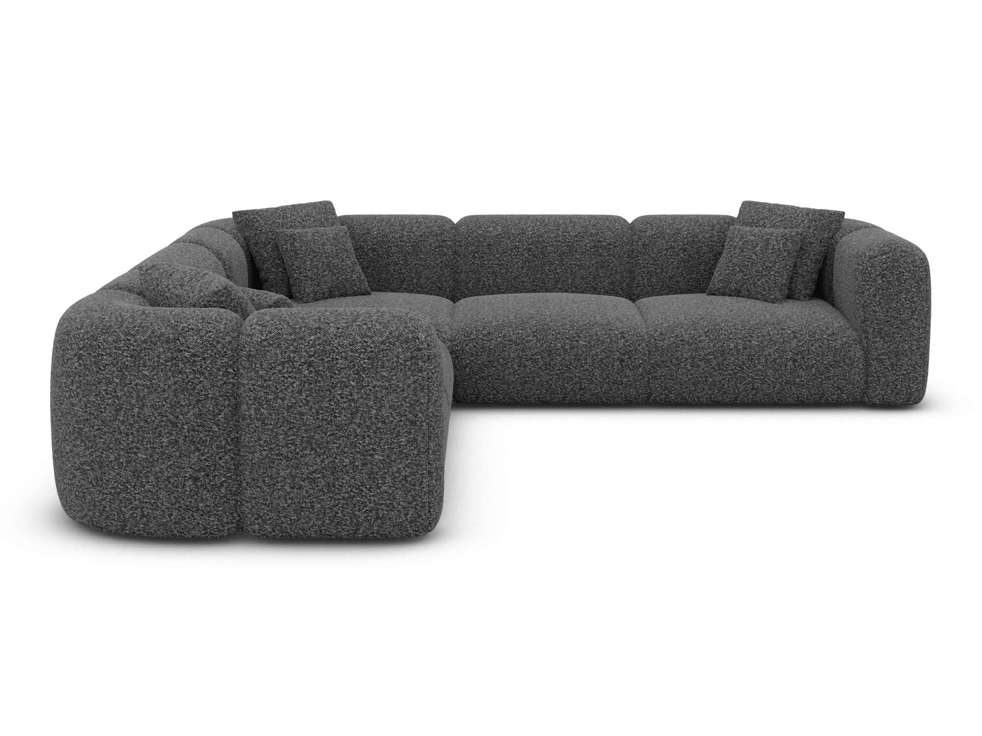 Stoff Ecksofa Venturia L Form graphite