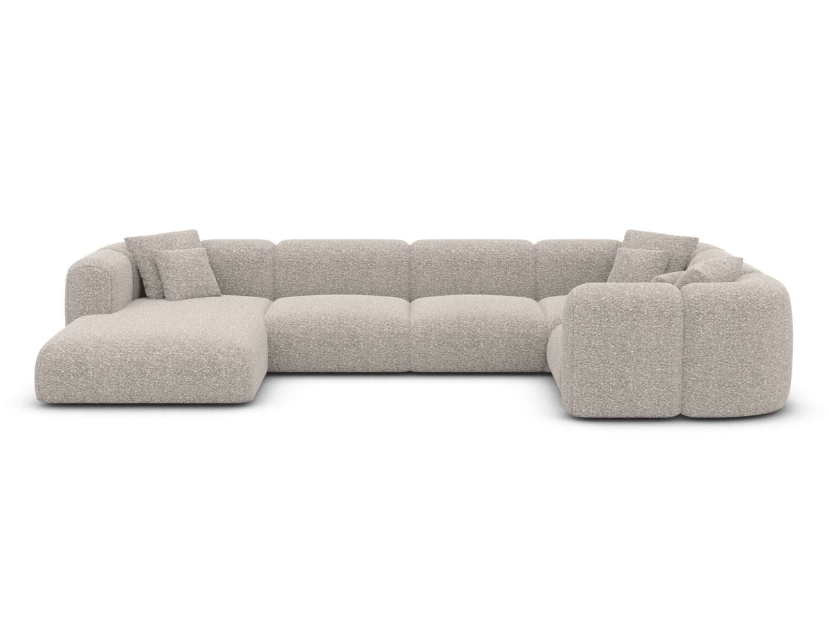 XL Wohnlandschaft Venturia U-Form aus Stoff
