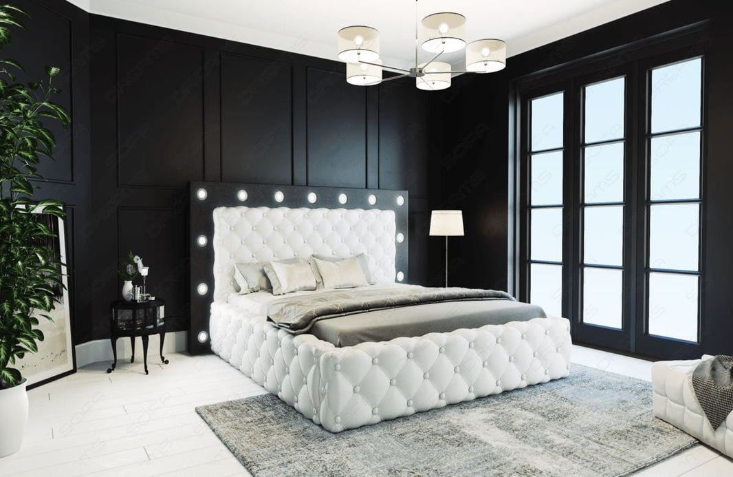 Wasserbett Alessandria mit Steppung und LED-Spots
