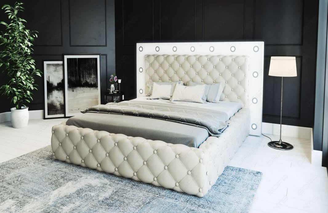 Wasserbett Alessandria mit Steppung und LED-Spots