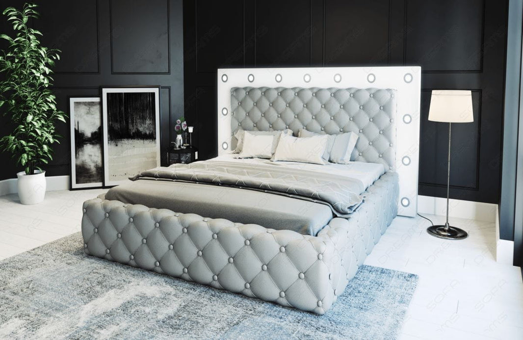 Wasserbett Alessandria mit Steppung und LED-Spots