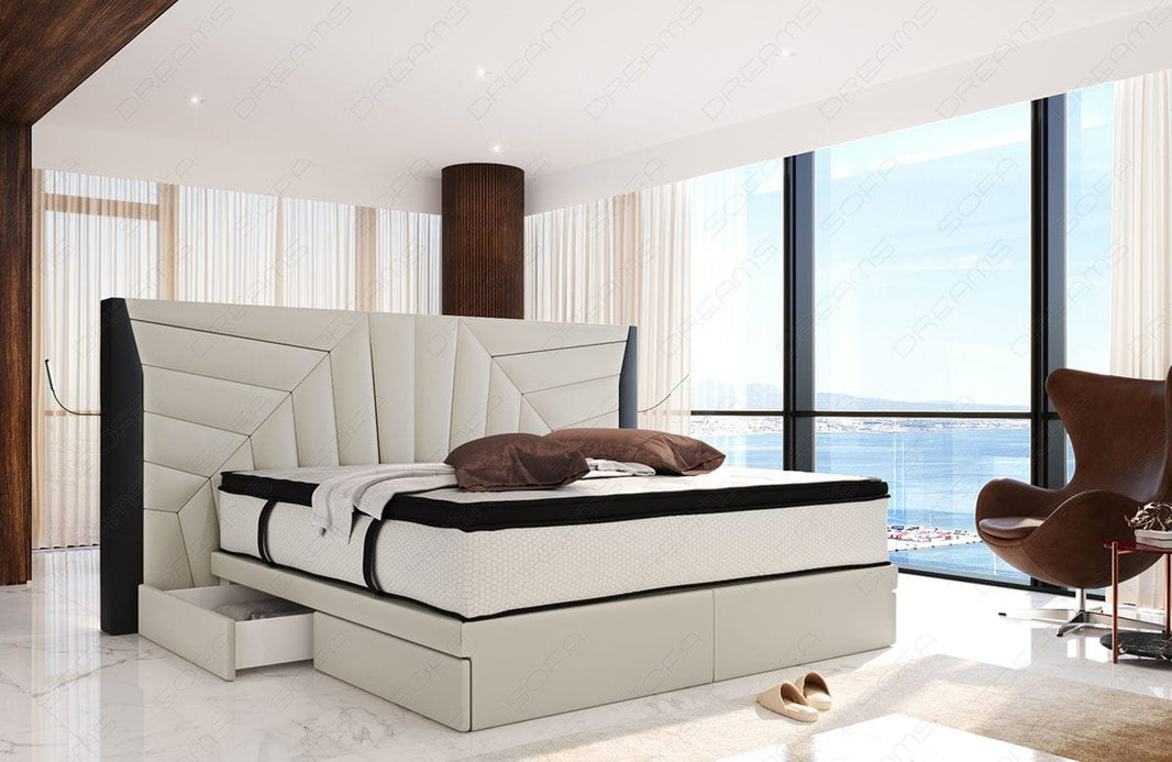 Boxspringbett Monaco Stoffbezug
