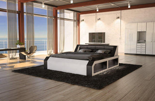 Komplettbett Matera Schwarz-Weiß – Modern und Elegant in Schwarz und Weiß für Schlafzimmer