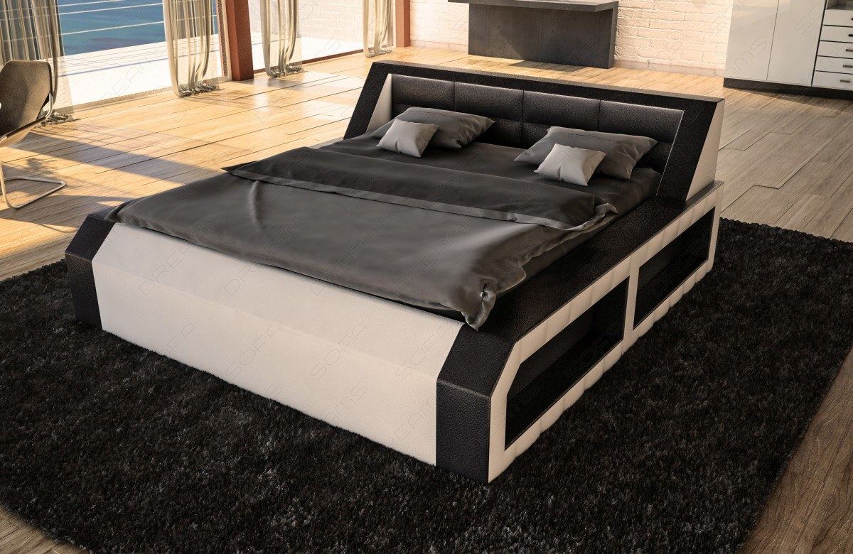 Komplettbett Matera Schwarz-Weiß – Modern & Elegant