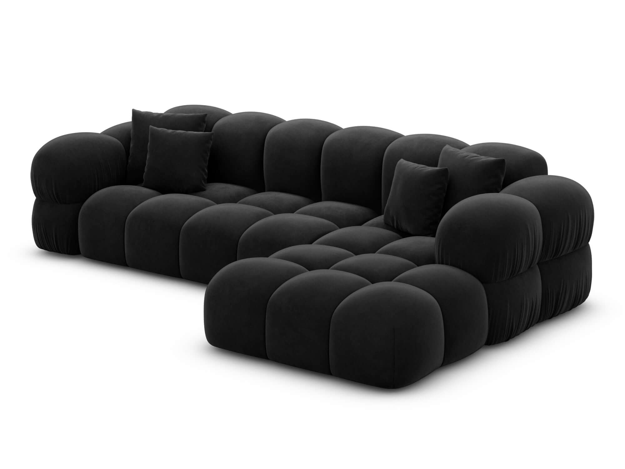 Stoff Ecksofa Monteverde L-Form Braun