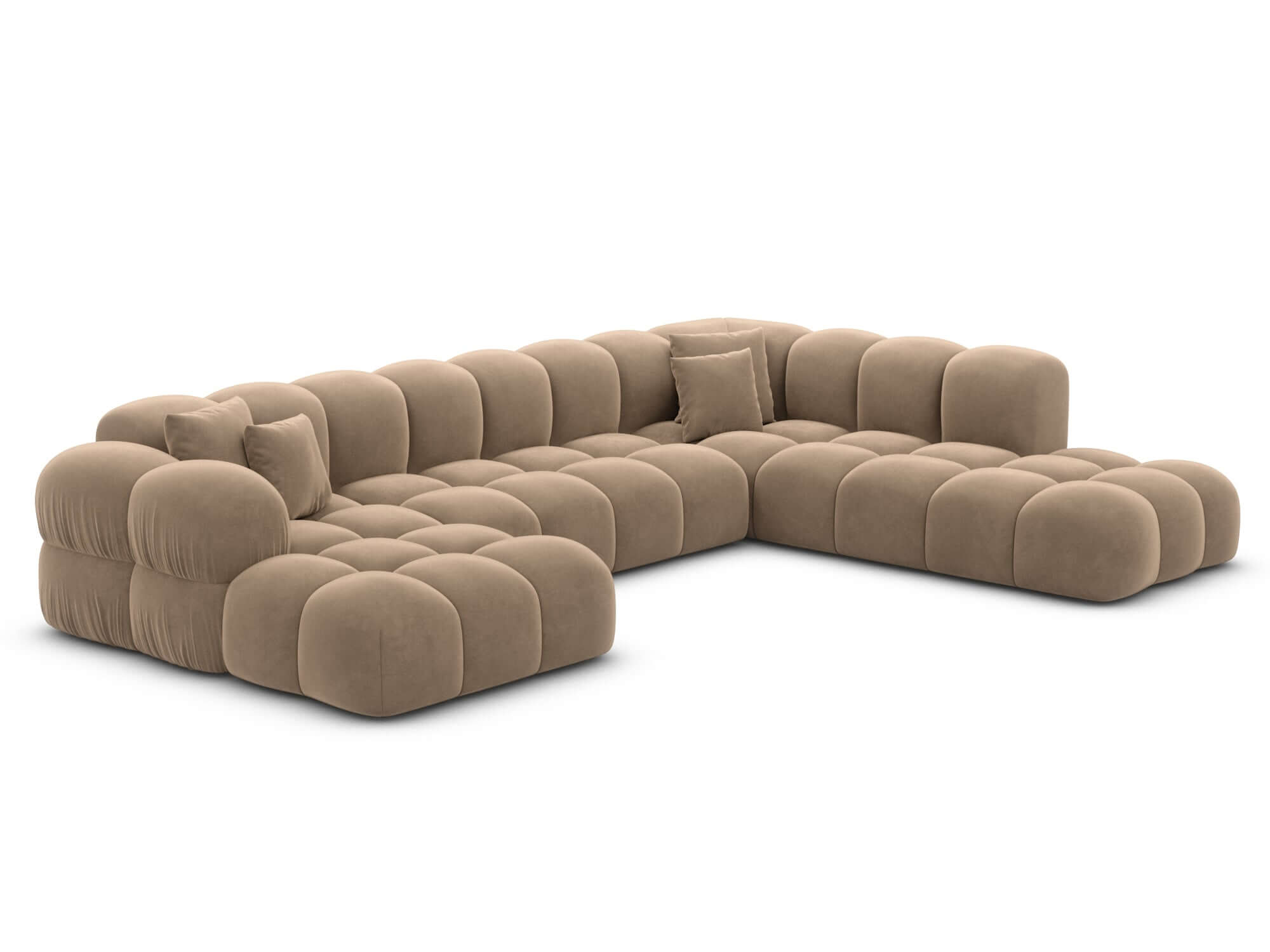 Wohnlandschaft Monteverde Lounge U-Form braun