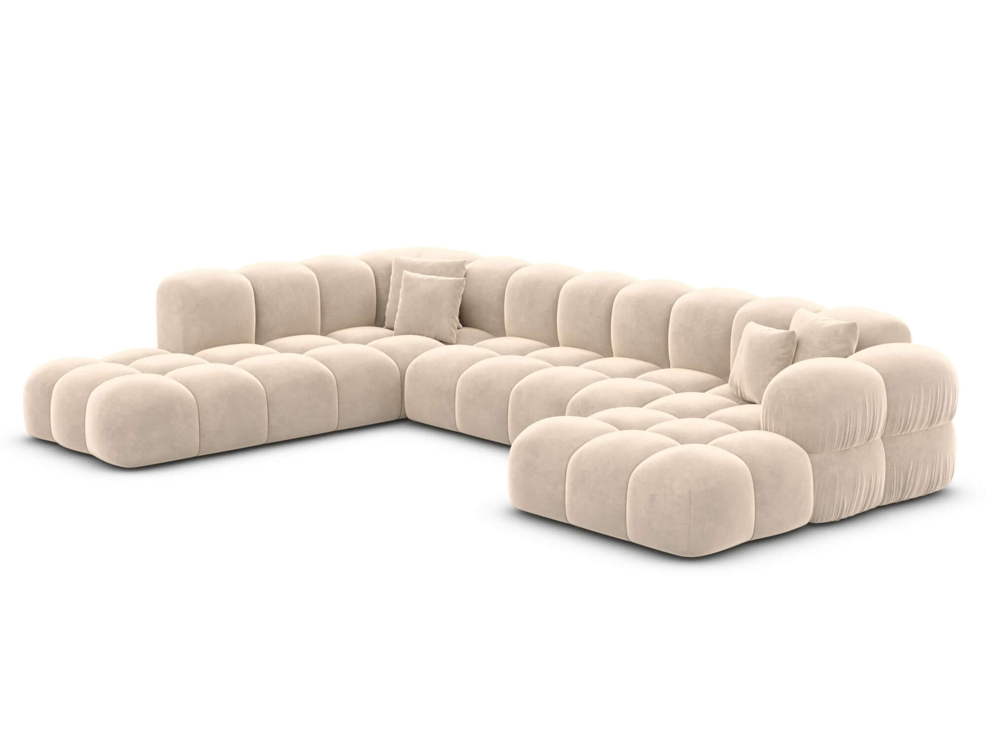 Wohnlandschaft Monteverde Lounge U Form creme