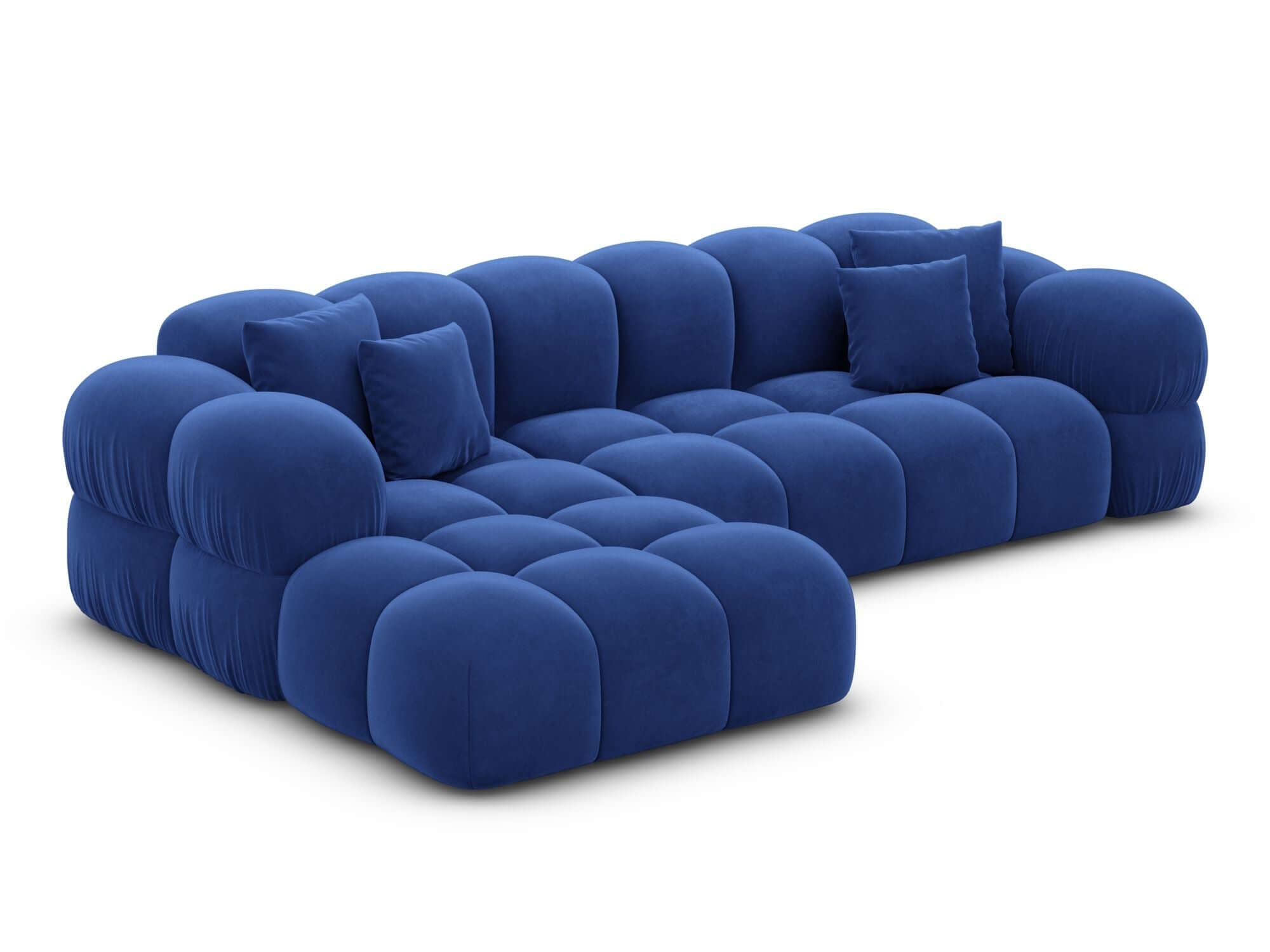 Stoff Ecksofa Monteverde L-Form Braun