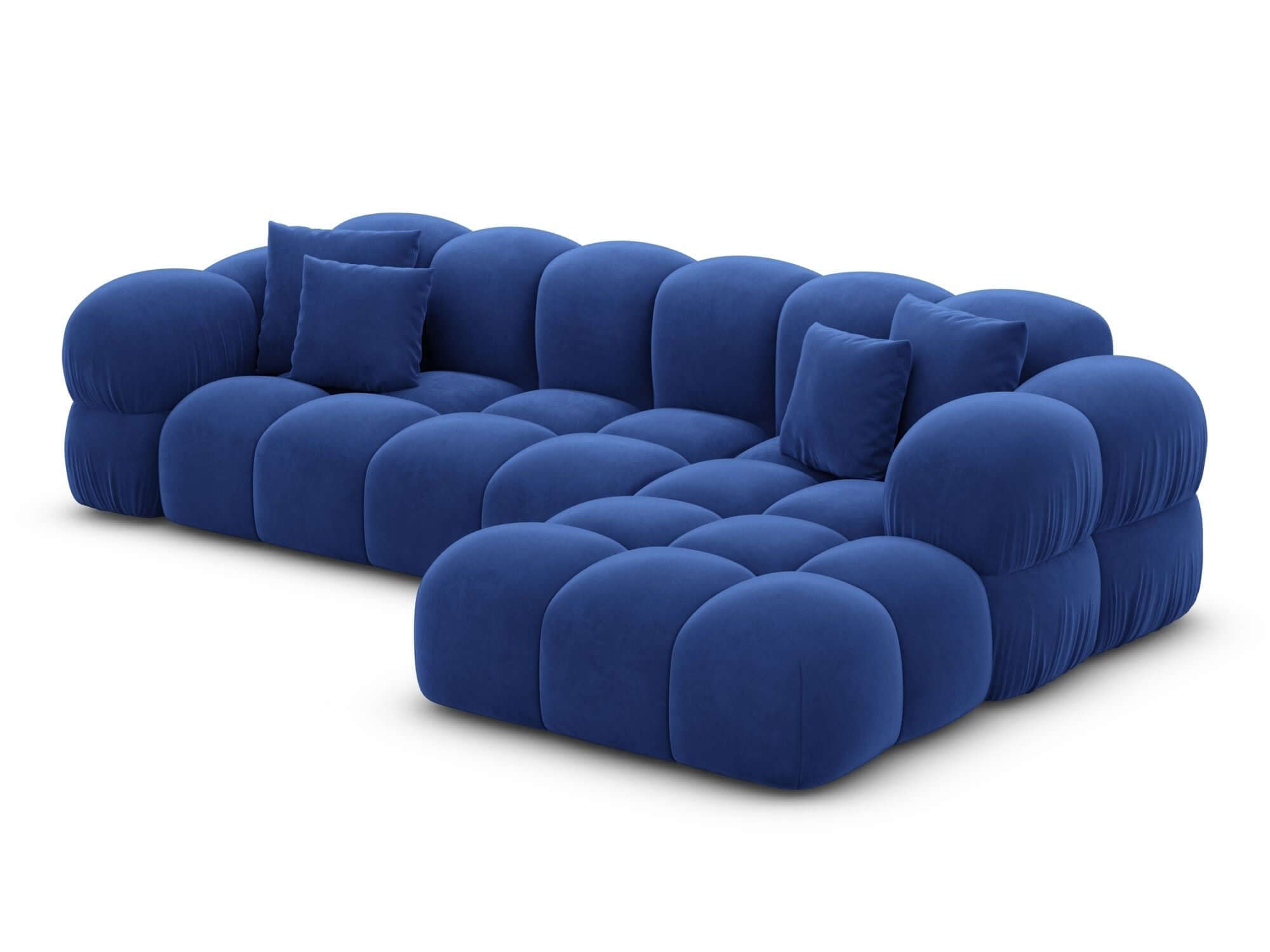 Stoff Ecksofa Monteverde L-Form Braun