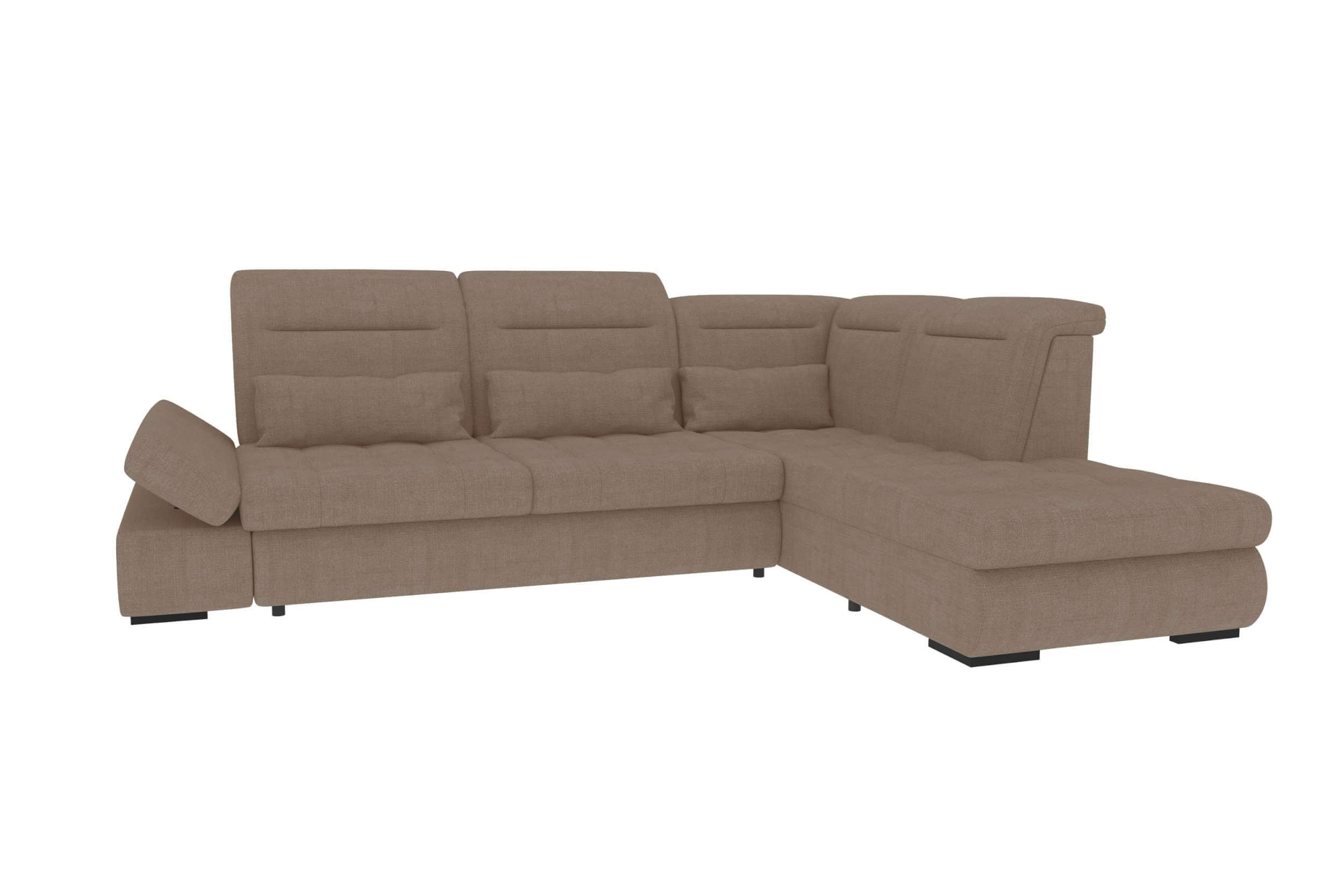 Stoff Ecksofa Ares L Form antilope
