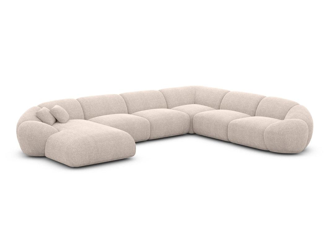 XXL Wohnlandschaft Solverde U-Form aus Stoff