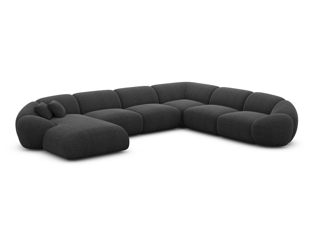 XXL Wohnlandschaft Solverde U-Form aus Stoff