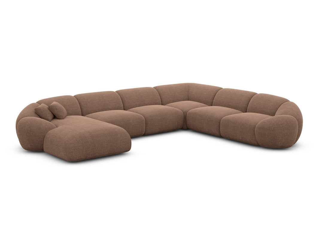 XXL Wohnlandschaft Solverde U-Form aus Stoff