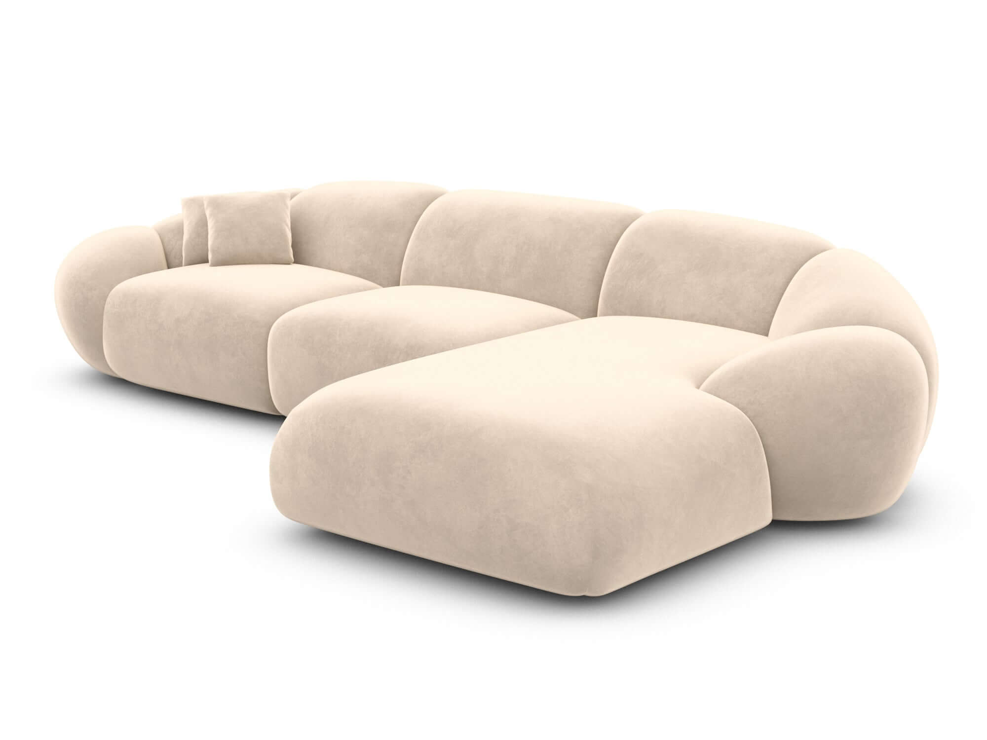 Polster Ecksofa Solverde L Form kurz
