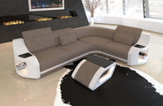 Stoff Ecksofa Genua – Komfort und Design