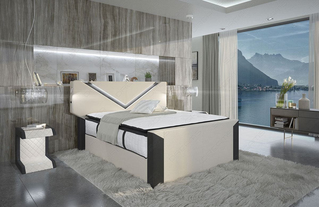 Boxspringbett Lyon Stoff