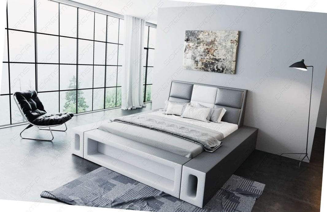 Wasserbett Venosa mit LED und großen Seitenboxen