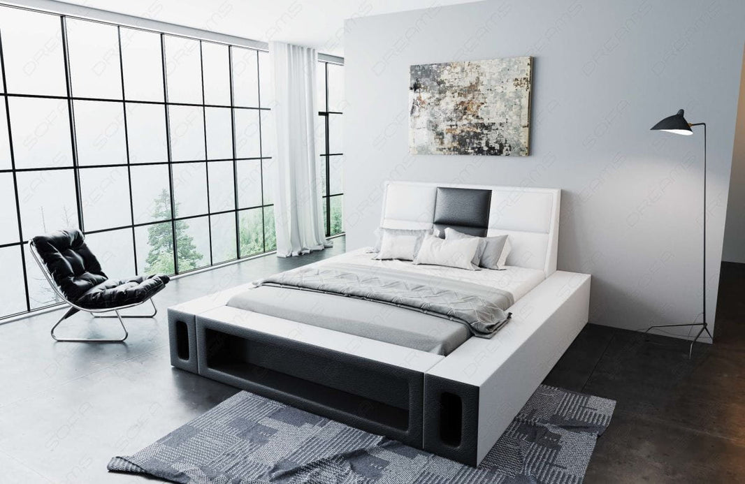 Wasserbett Venosa mit LED und großen Seitenboxen