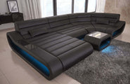 Ledersofa Concept U-Form – Modern & Bequem
