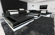Designer Wohnlandschaft Mezzo XXL mit LED