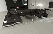 Mini Ledersofa Wohnlandschaft Messana – Komfort & Stil