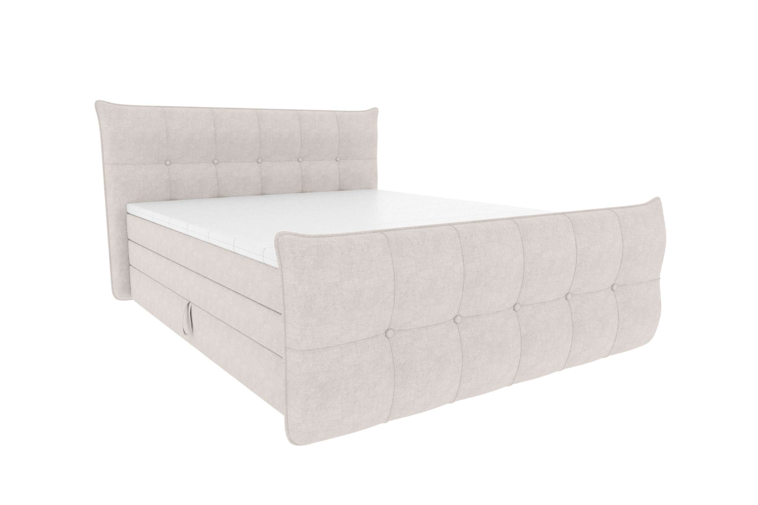 Boxspringbett Marbella Creme