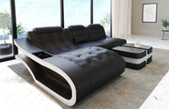 Mini Ecksofa Elegante aus Leder – Stilvoll & Komfortabel
