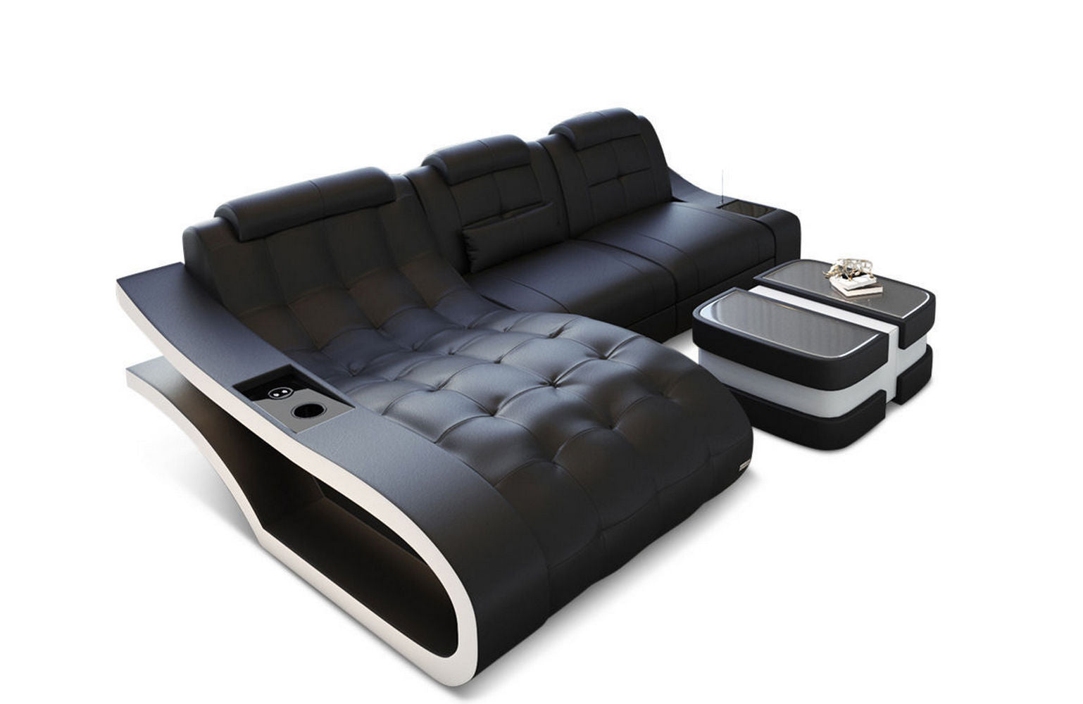 Ecksofa Elegante – Leder & Komfort