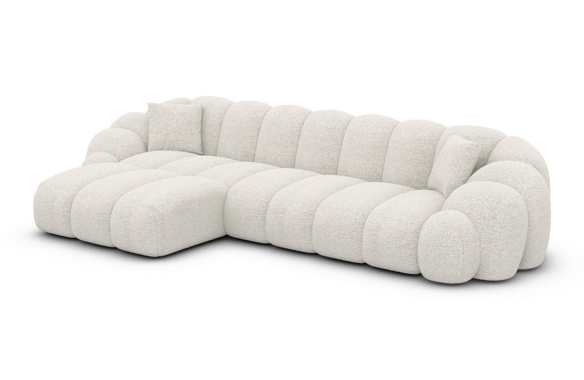Stoff Ecksofa Rajada L-Form Kurz