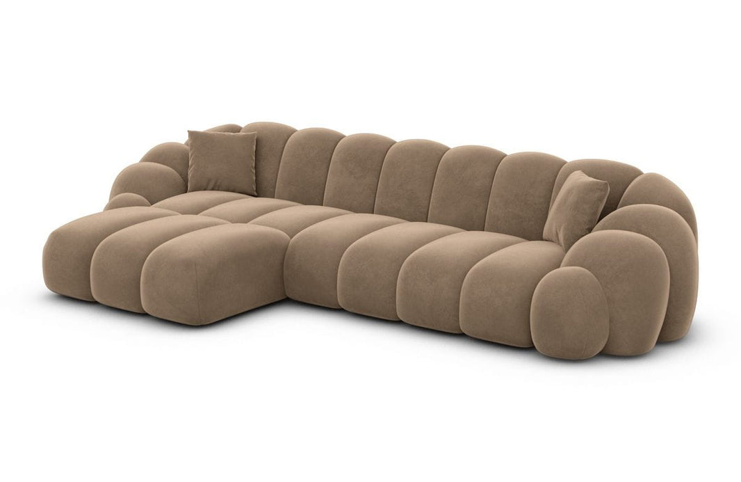 Couch Rajada L-Form in Stoff